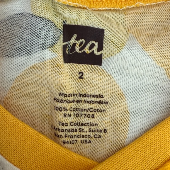 🍋New Tea Collection Lemon Dress - 2T - Picture 4 of 8
